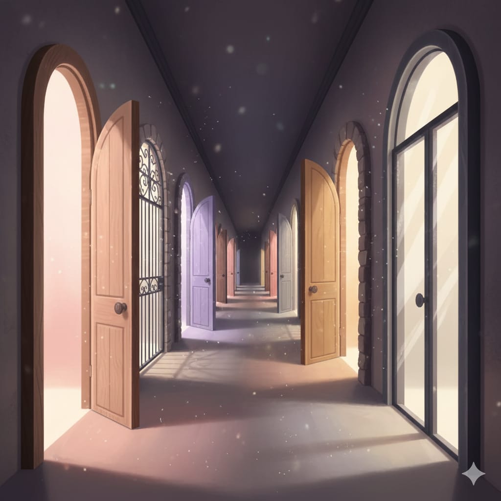 The art of a double life: Public and private.